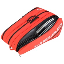 Head Tennis-Racketbag Tour Racquet Bag XL (Schlägertasche, 3 Hauptfächer) 2024 orange 12er